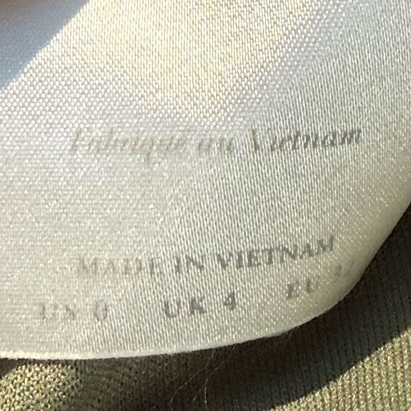 BHLDN Dylan One-Shoulder Satin Side-Slit Gown Sz 0 - Picture 10 of 11